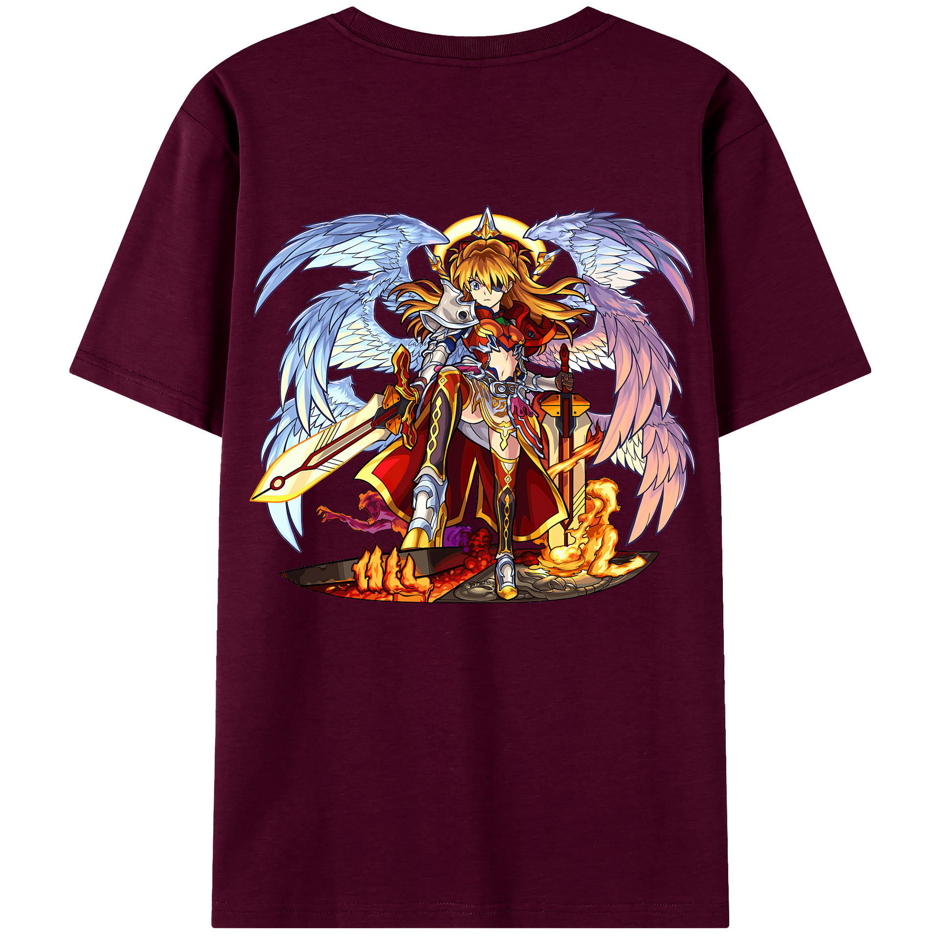 （画像用） EVA 新世紀エヴァンゲリオン レディース半袖Tシャツ(バックプリント)